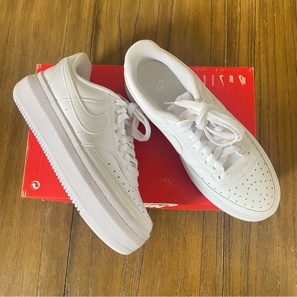 Nike Shoes - Nike Court Vision Alta LTR white sneakers